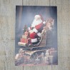 Babbo Natale con slitta formato A4